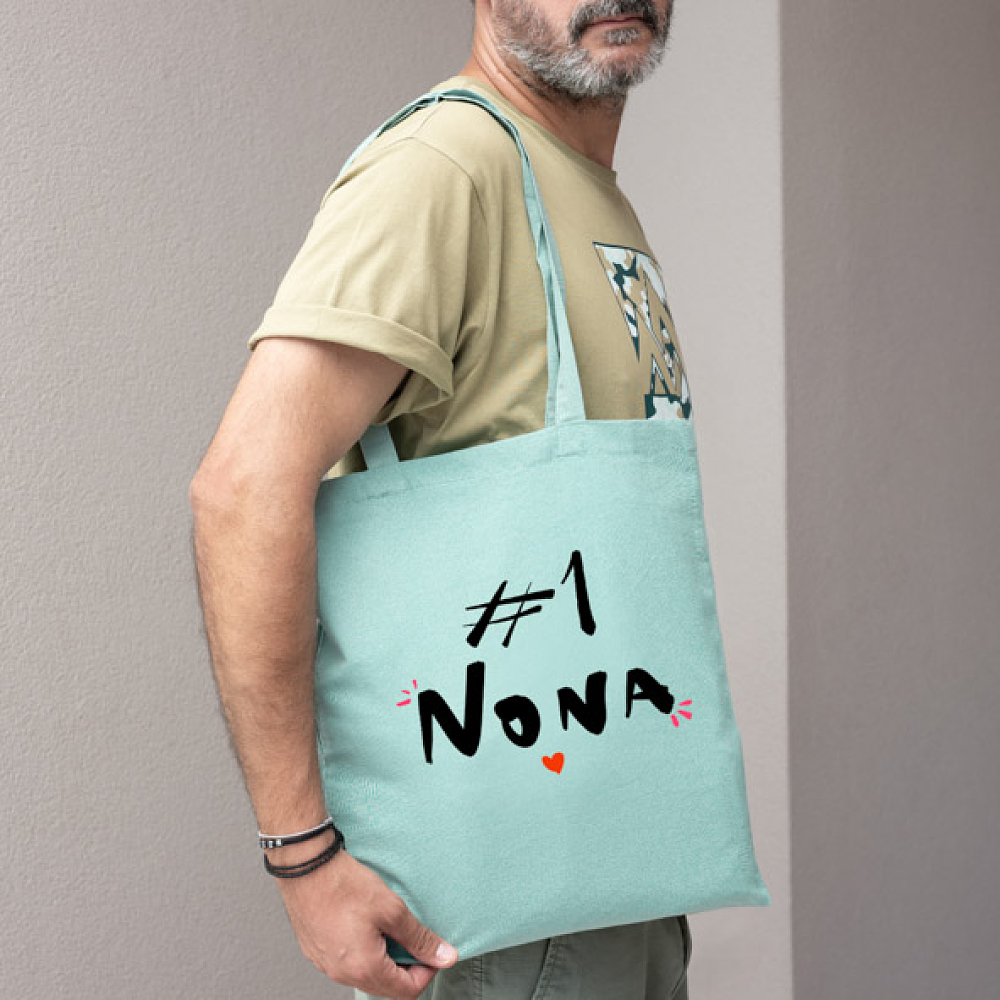 #1 Νονά  - Πάνινη τσάντα