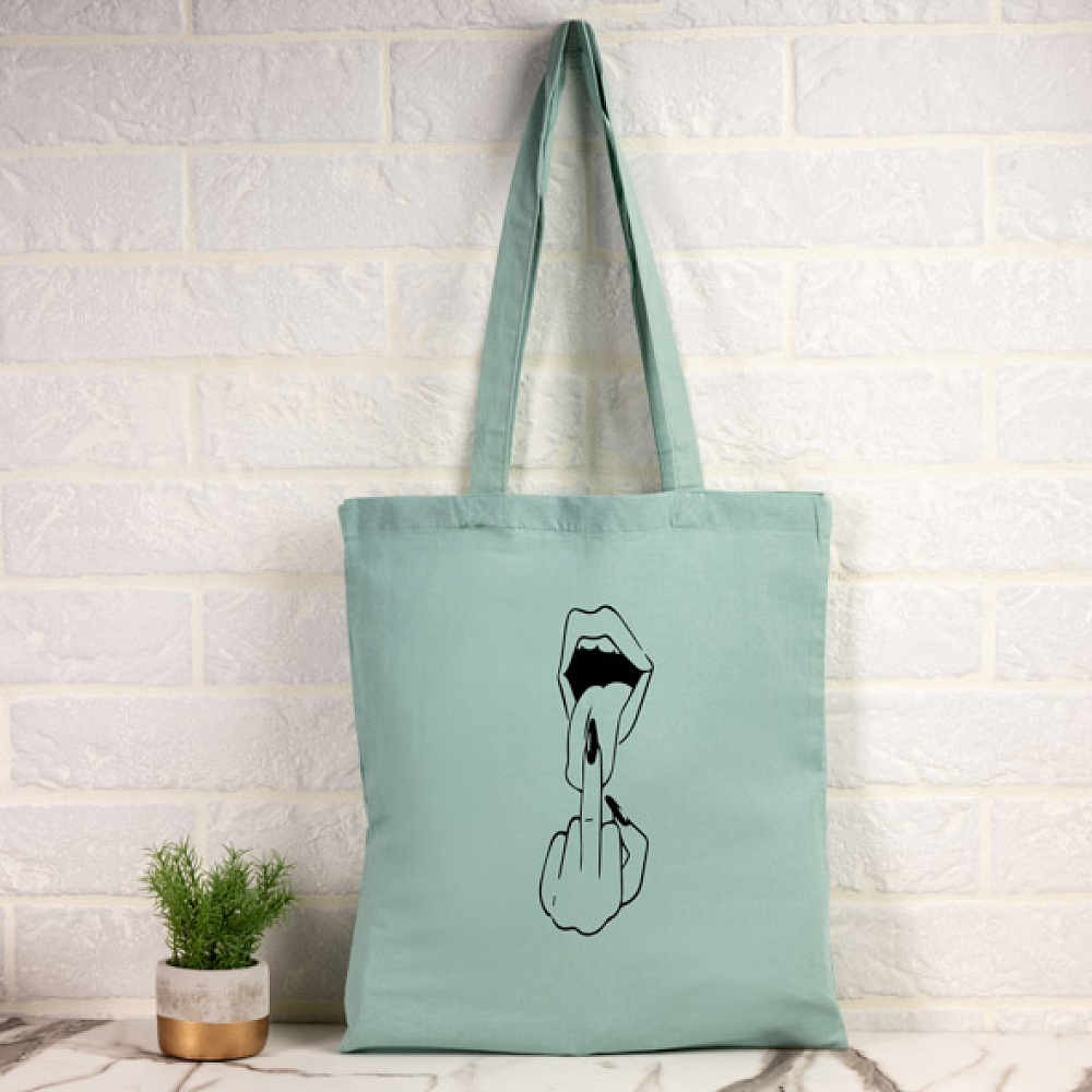 Lips Drawing - Πάνινη τσάντα