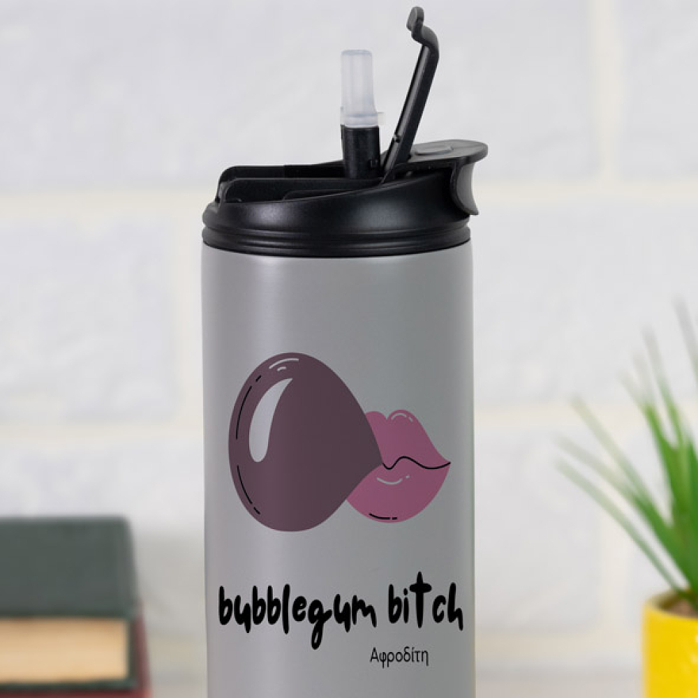 Bubble gum b*tch -Sports Gym Θερμός 600 ml