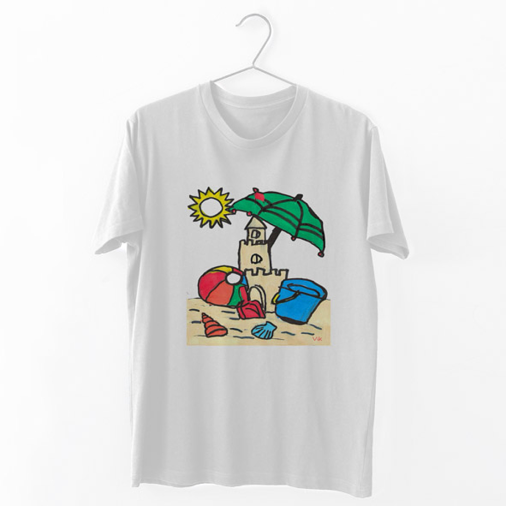 Beach -  Organic Vegan T-Shirt Unisex