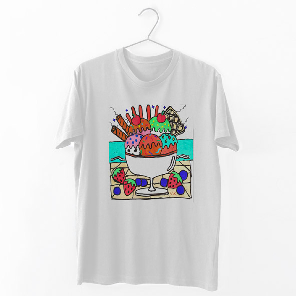 Παγωτό - Organic Vegan T-Shirt Unisex