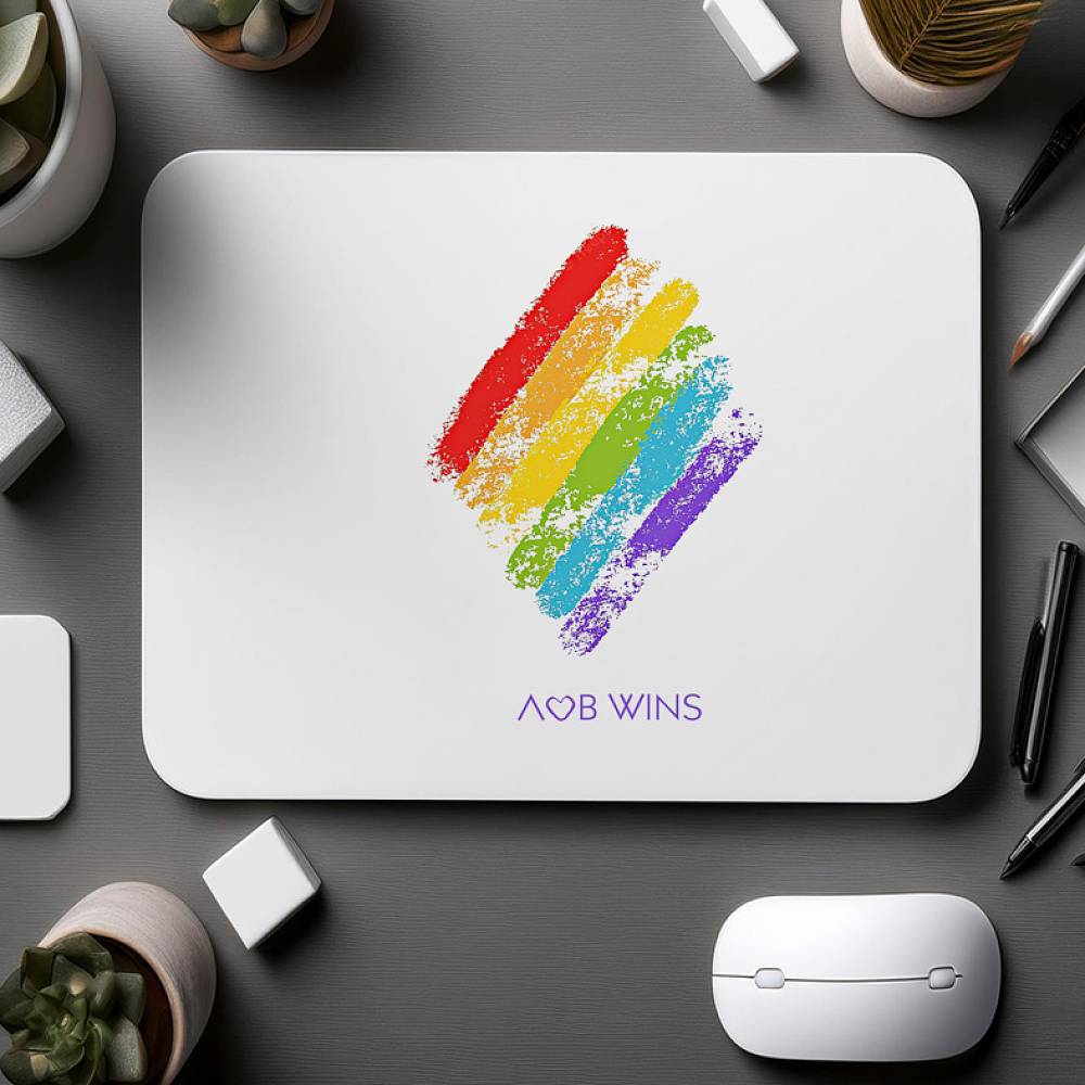 LOVE WINS  - Mousepad