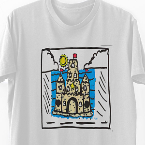 Castle -  Organic Vegan T-Shirt Unisex