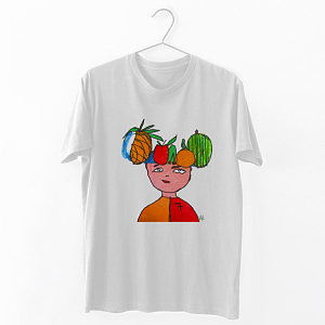 Fruit Hat II -  Organic Vegan T-Shirt Unisex