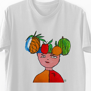 Fruit Hat II -  Organic Vegan T-Shirt Unisex