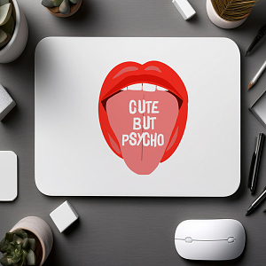 Cute But Psycho - Mousepad