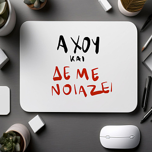 ΑΧΟΥ ΚΑΙ ΔΕ ΜΕ ΝΟΙΑΖΕΙ - Mousepad