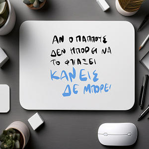 ΚΑΝΕΙΣ ΔΕΝ ΜΠΟΡΕΙ - Mousepad