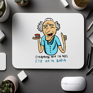 Έξω από τα δόντια- Mousepad