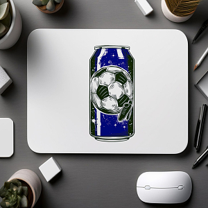 Football blue - Mousepad