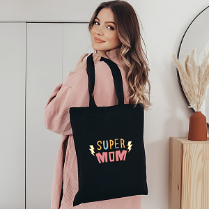 SUPER MOM - Πάνινη τσάντα