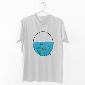 Fishes -  Organic Vegan T-Shirt Unisex