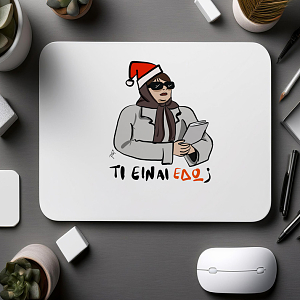 TI EINAI ΕΔΩ;- Mousepad Psi