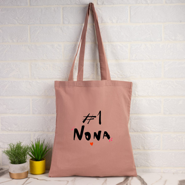 #1 Νονά  - Πάνινη τσάντα