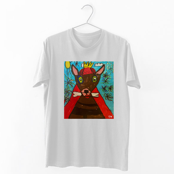 King Dog - Organic Vegan T-Shirt Unisex