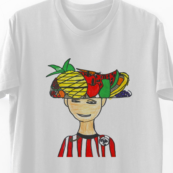 Fruit Hat  - Organic Vegan T-Shirt Unisex