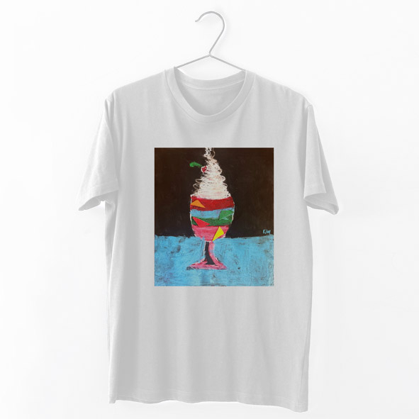 Ice Cream  - Organic Vegan T-Shirt Unisex