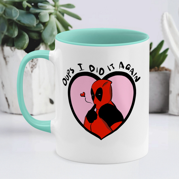 Oups i did it again - Κουπα deadpool