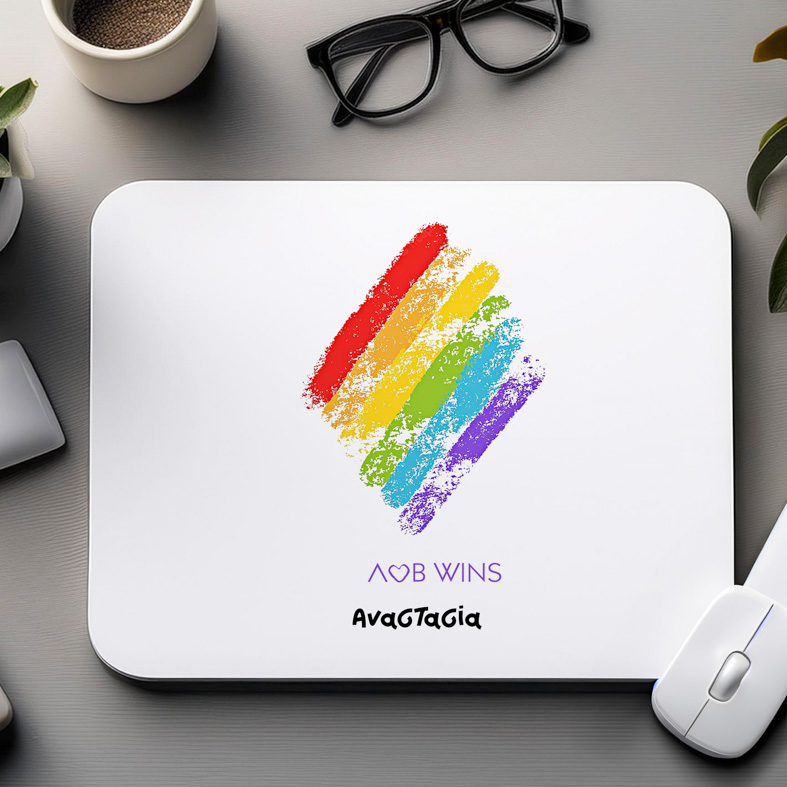 LOVE WINS  - Mousepad