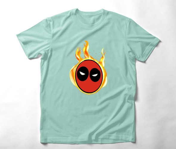 Mad Deadpool - Organic Vegan T-Shirt Unisex