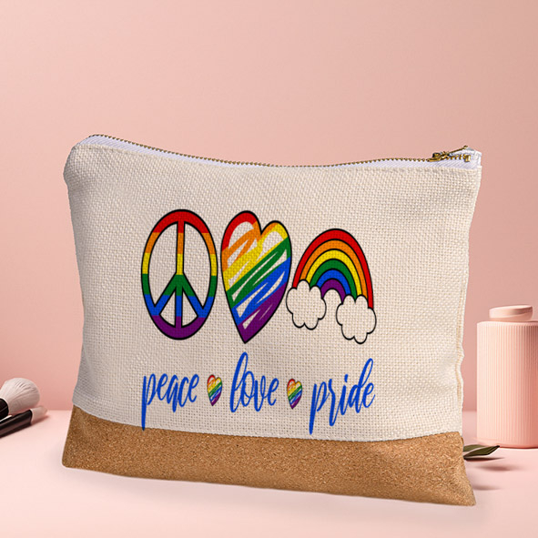 peace love pride - Τσαντάκι - Νεσεσέρ