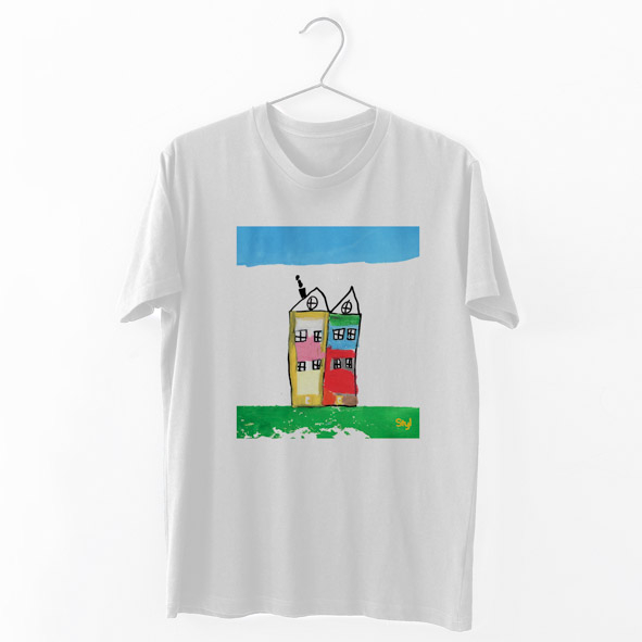 Two Houses -  Organic Vegan T-Shirt Unisex