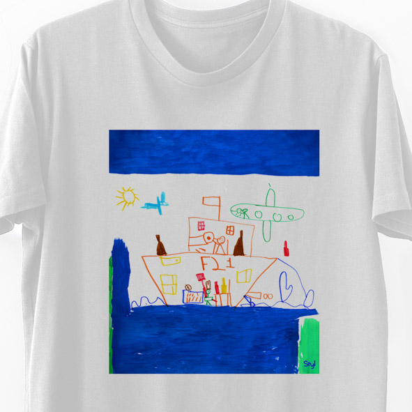 Ship -  Organic Vegan T-Shirt Unisex