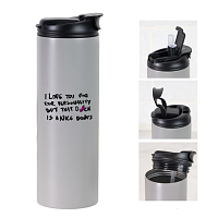 Love you for your Personality - Sports Gym Θερμός 600 ml