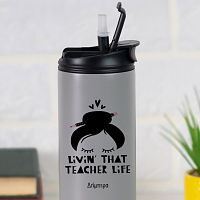 Living that Teachers life - Sports Gym Θερμός 600 ml