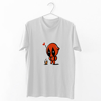 Mew Deadpool - Organic Vegan T-Shirt Unisex