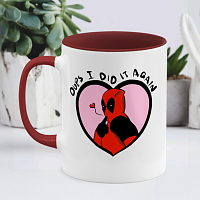 Oups i did it again - Κουπα deadpool