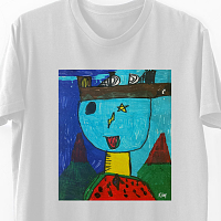 Drawing -  Organic Vegan T-Shirt Unisex