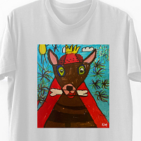 King Dog - Organic Vegan T-Shirt Unisex