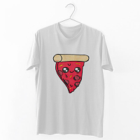 Pizza -  Organic Vegan T-Shirt Unisex