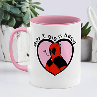 Oups i did it again - Κουπα deadpool