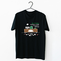 Σπάγαμε πιάτα -  Organic Vegan T-Shirt Unisex