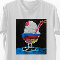 Ice Cream II  -  Organic Vegan T-Shirt Unisex