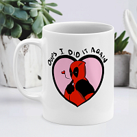 Oups i did it again - Κουπα deadpool