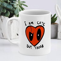 I am Cute - Κούπα deadpool