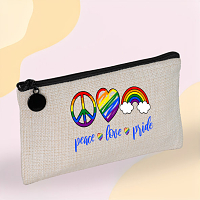 Peace Love Pride-  Λινό Πορτοφόλι Τσέπης