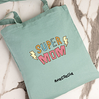 SUPER MOM - Πάνινη τσάντα