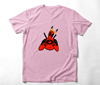 Pikachu Deadpool - Organic Vegan T-Shirt Unisex